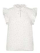 Rwkendall Sl Regular Blouse Rosemunde White
