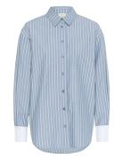 Kamilina Shirt Kaffe Blue