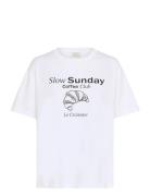 Kaelly T-Shirt Kaffe White