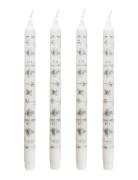 Classic Candles - Gift Box W. 4 Pcs Kunstindustrien White