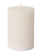 Rustic Finish Led Pillar Candle C'est Bon White