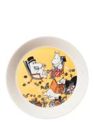 Moomin Plate 19Cm Family Time Arabia White