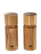Salt And Pepper Grinder 15,2 Cm Acacia Wood Holm Patterned