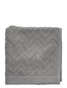 Jacquard Herringb Towel 30X50 GANT Grey
