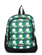 Minecraft, Medium Rygsæk, 35 X 26 X 18 Cm Euromic Green