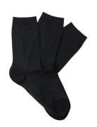Slfkim 3-Pack Sock Noos Selected Black