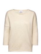 A2561, Milasz R-Neck Pullover Saint Tropez Cream