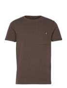 Kolding Organic Tee S/S Clean Cut Copenhagen Brown