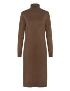 Milasz Roll Neck Long Dress Saint Tropez Brown