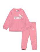 Minicats Ess Crew Set Fl Inf PUMA Pink