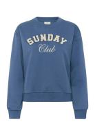 Kaelenora Sweatshirt Kaffe Blue