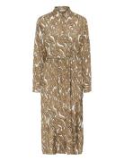 Kamille Shirt Dress Kaffe Gold