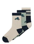 Nmmlams 3P Sock Name It Patterned