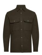 Jprrayle Melange Solid L/S Overshirt Sn Jack & J S Khaki