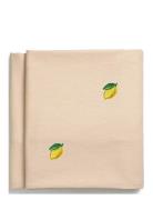Tablecloth Lemon Midnatt Beige