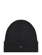 Th Flag Pima Cotton Beanie Tommy Hilfiger Grey
