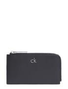 Ck Re-Lock Lg Cc Holder W L Zip Calvin Klein Black