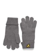 Cotton Merino Gloves Lyle & Scott Grey