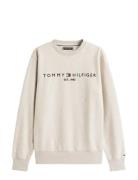 Tommy Logo Sweatshirt Tommy Hilfiger Cream