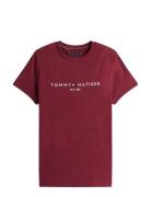 Tommy Logo Tee Tommy Hilfiger Burgundy
