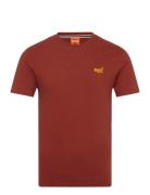 Essential Logo Emb Tee Superdry Red