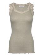 Rwburlington Wool Sl Lace Top Rosemunde Khaki
