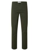 Slh196-Straight New Miles Flex Pant Selected Green