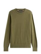 Pima Org Ctn Cashmere Crew Neck Tommy Hilfiger Khaki