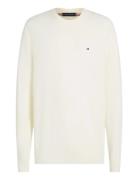 Pima Org Ctn Cashmere Crew Neck Tommy Hilfiger White
