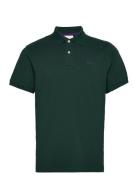 Reg Contrast Pique Ss Polo GANT Green