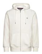 Reg Shield Full Zip Hoodie GANT White