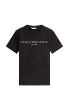 Reg Corp Logo C-Nk Ss Tommy Hilfiger Black