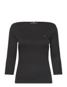 New Cody Slim Boat-Nk 3/4Slv Tommy Hilfiger Black