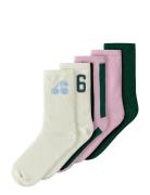 Nkfvilde 5P Sock Name It Beige