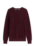 Essential Structure Crew Neck Tommy Hilfiger Burgundy
