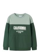 Nkmvemil Ls Nreg Sweat Bru Name It Green