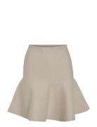Vizarah Hw Skater Skirt/Ka Vila Beige