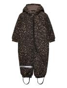 Snow Suit Aop Mikk-line Brown