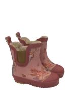 Short Winter Wellies - Aop Mikk-line Pink