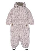 Polyester Junior Suit - Aop Floral Mikk-line Grey