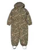 Polyester Junior Suit - Aop Forrest Mikk-line Green