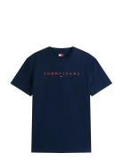Tjm Reg Linear Logo Tee Ext Tommy Jeans Navy