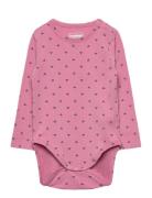 Hmlmini Bee Aop Body L/S Hummel Pink