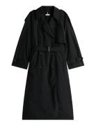 Lw Nylon Over D Trench Tommy Hilfiger Black