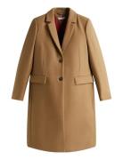 Classic Sb Wool Reg Coat Tommy Hilfiger Beige