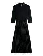 Slim 5X2 Rib Mix Midi Drs Tommy Hilfiger Black