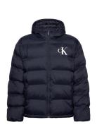 Ls Nylon Monogram Puffer Jkt Calvin Klein Jeans Navy