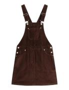 Tjw Script Cord Dungarees Dress Tommy Jeans Brown