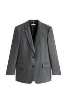 Pinstripe Relaxed Blazer Tommy Hilfiger Grey