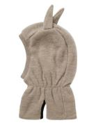 Nmfwmino W/Ear Wo/Po Bru Balaclav W/Fle Name It Beige